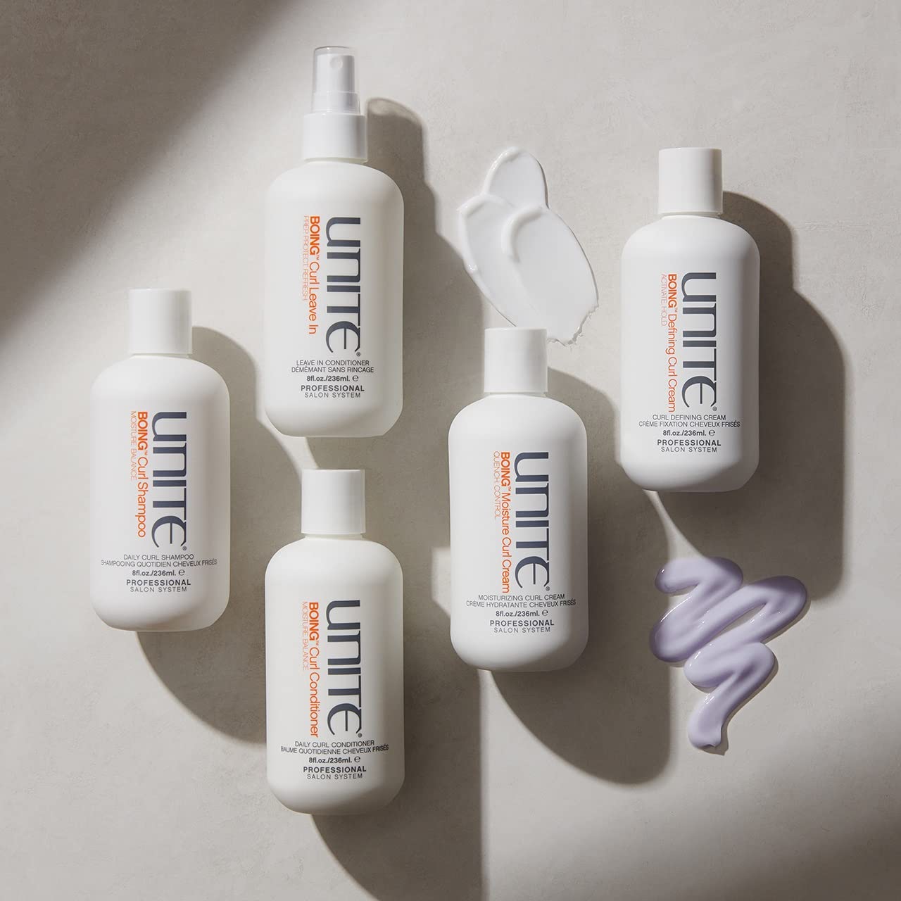 UNITE Hair BOING Moisture Curl Cream - 8 fl. Oz Hydrating Curl Defining Styling Cream for Natural Curly Hair - Perfect for Daily Curl Care & Frizz Control