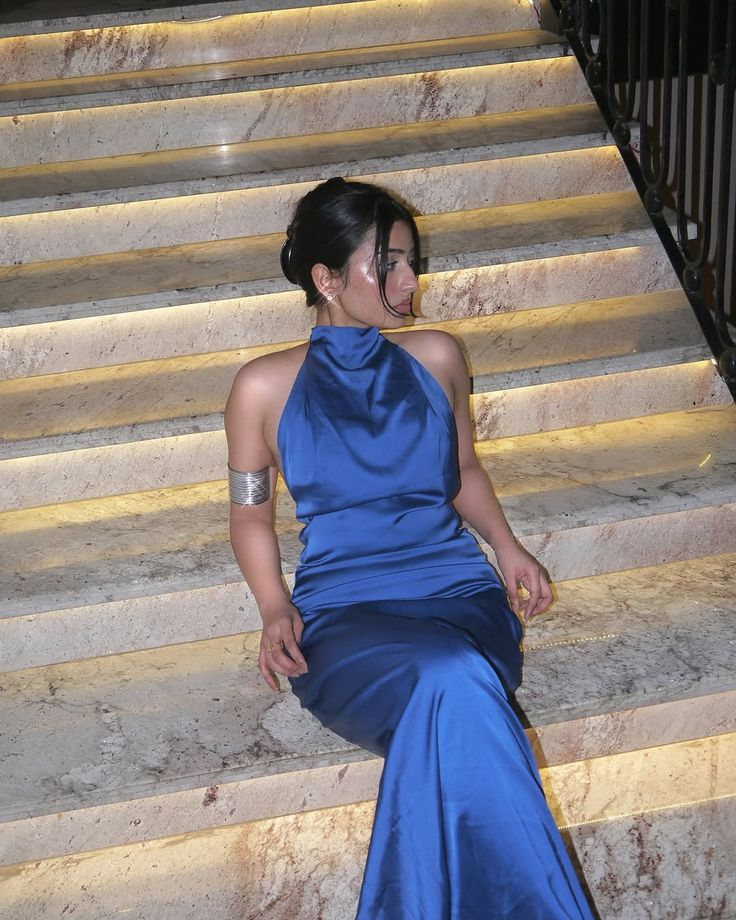 Elegant Halter Mermaid Satin Evening Gown for Women - Formal Party Dress J6846 | Perfect for Prom, Wedding Guest, Cocktail & Black Tie Events