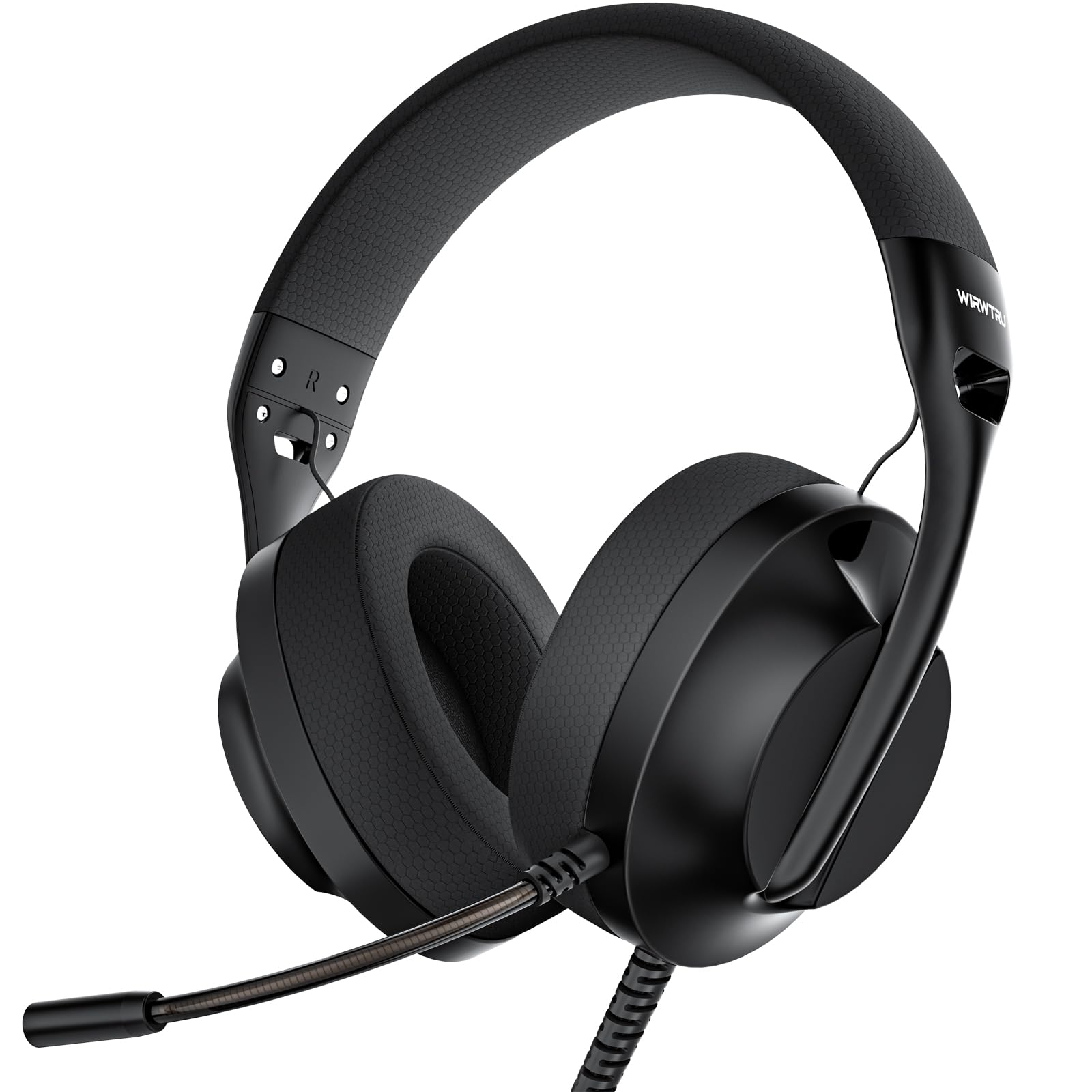 S30 Gaming Headset with Microphone - 198g Lightweight Design, Noise Cancelling Mic & Soft Earmuffs - Compatible with Xbox Series X|S, PS5, PS4, Nintendo Switch & PC - 3.5mm Wired Headphones for Professional Gaming & Online Meetings