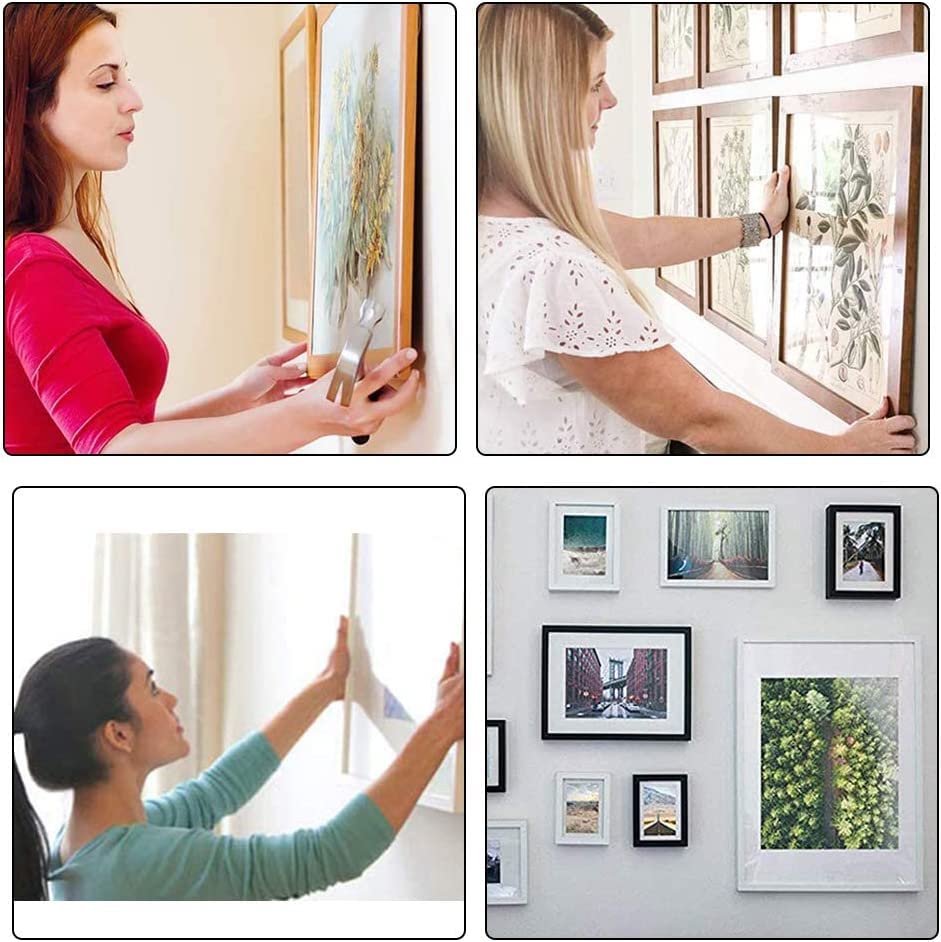 Gold Tone Picture Frame Hangers 50PCS - Home Decor & Photo Hanging Solutions
