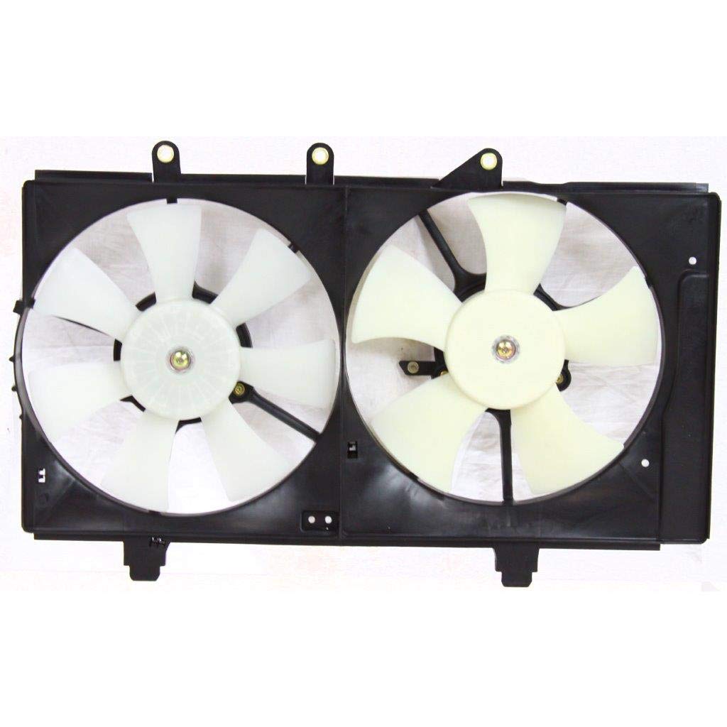 2003-2005 Dodge Neon Radiator Cooling Fan Replacement - 2.4L Engine Dual Fan Assembly CH3115136 | Perfect for Overheating Prevention & Summer Driving