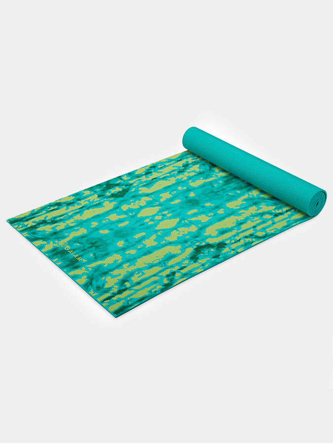 Premium Reversible Lotus Yoga Mat 6mm - Non-Slip Eco-Friendly Exercise Mat for Yoga, Pilates & Meditation - Home & Studio Use