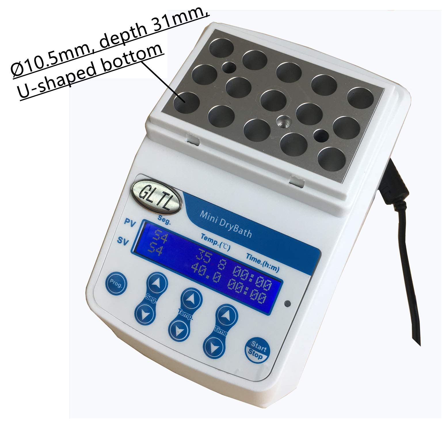 PRP Gel Heating Machine - 12x1.5ml Centrifuge Tube Dry Bath Heater for Plasma Gel Making | Lab Equipment for Beauty & Medical Treatments