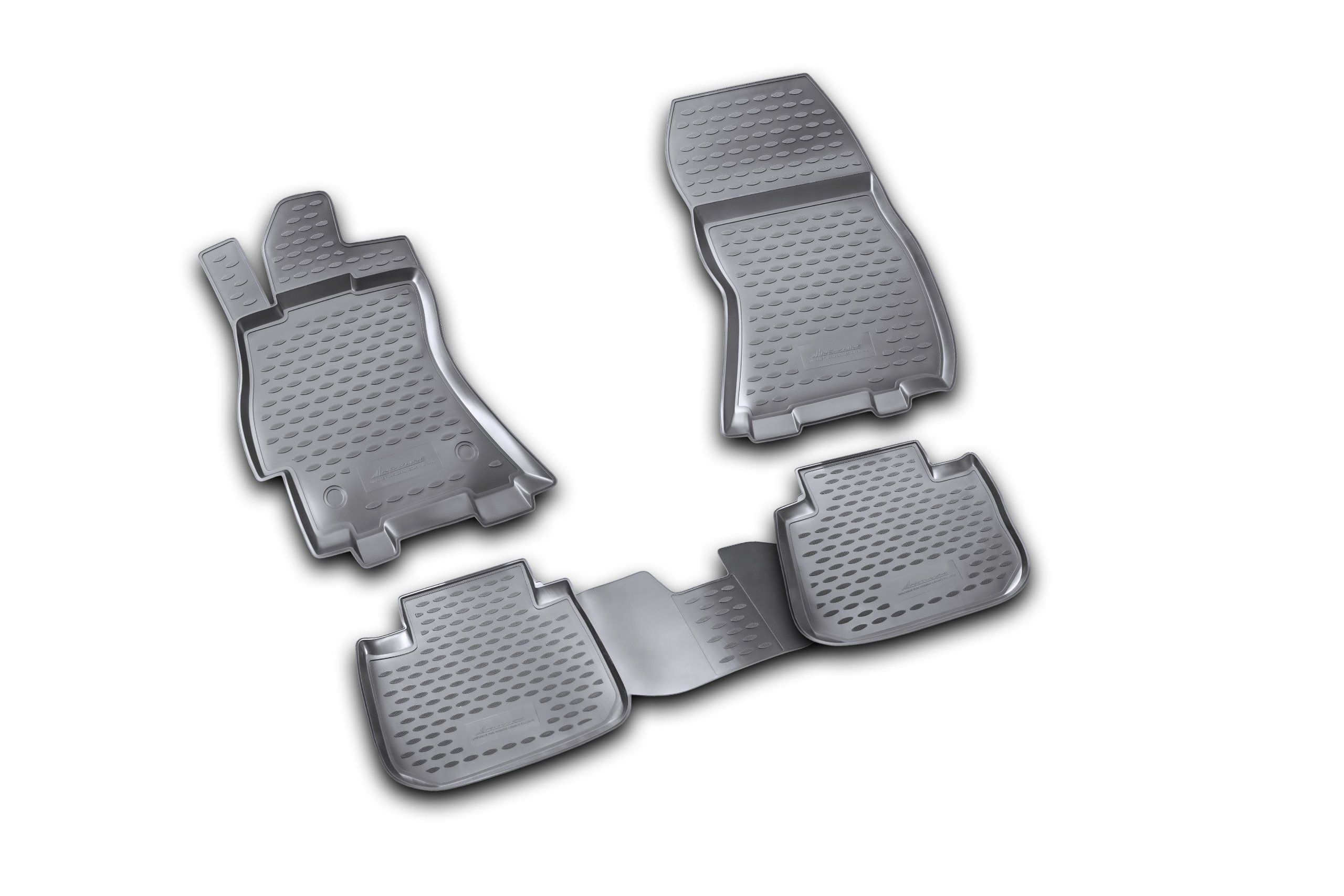 Novline 46.09.210 Subaru Legacy Floor Mats - All-Weather Floor Liners for 2010-2011 Models - 4-Piece Set in Black - Perfect for Daily Commuting, Road Trips & Winter Protection