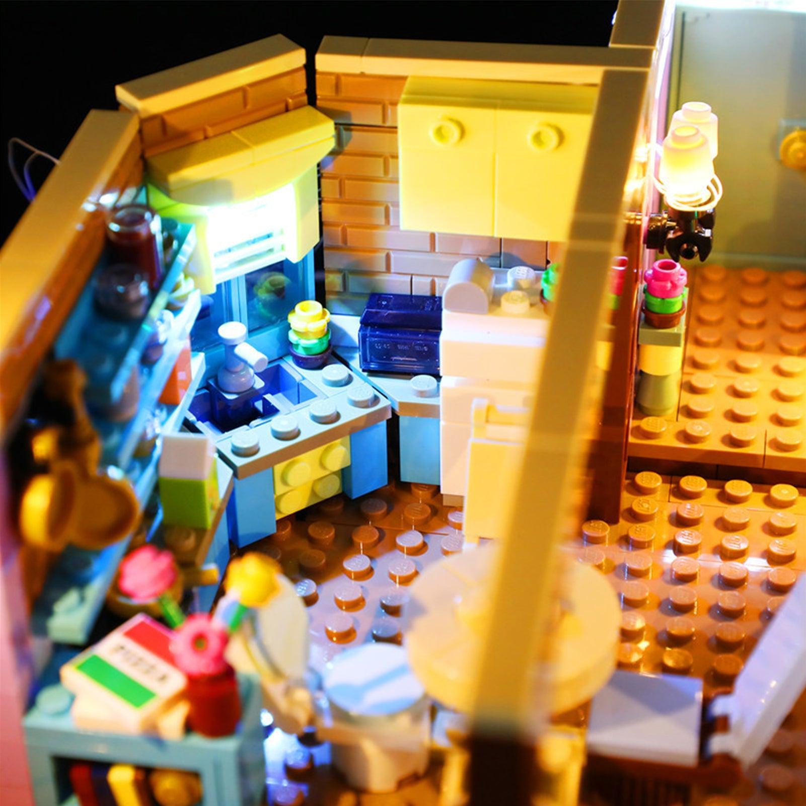 LEGO Ideas Friends Apartments 10292 Light Kit - Compatible with LEGO Building Sets - DIY Lighting Solution for LEGO Models - Perfect for Home Decor, Gift Giving & Display Scenes
