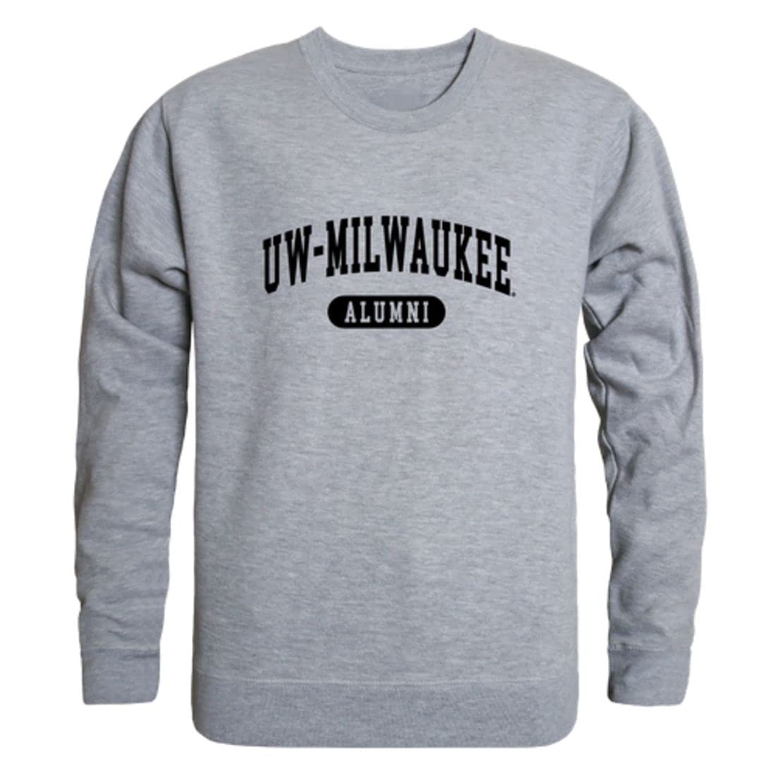 University of Wisconsin Milwaukee Panthers Alumni Fleece Crewneck Pullover Sweatshirt - Black - Comfortable & Stylish for Game Day, Campus Wear & Alumni Events