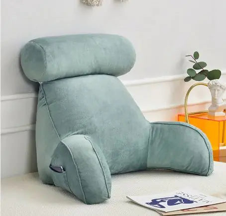 Ergonomic Back Support Cushion Pillow for Office Chair, Car Seat & Home Use - Lumbar Pain Relief & Posture Corrector