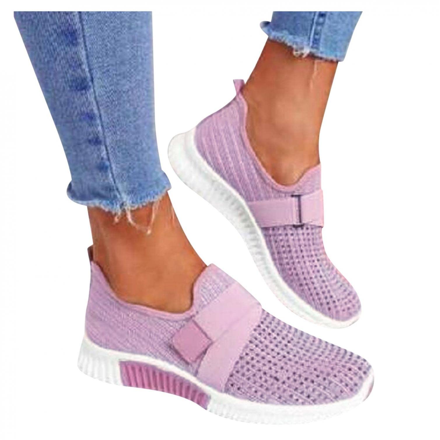 Xudanell Women's Platform Sneakers - Lightweight Mesh Walking & Running Shoes for Women - Perfect for Workouts, Gym, Jogging & Casual Wear