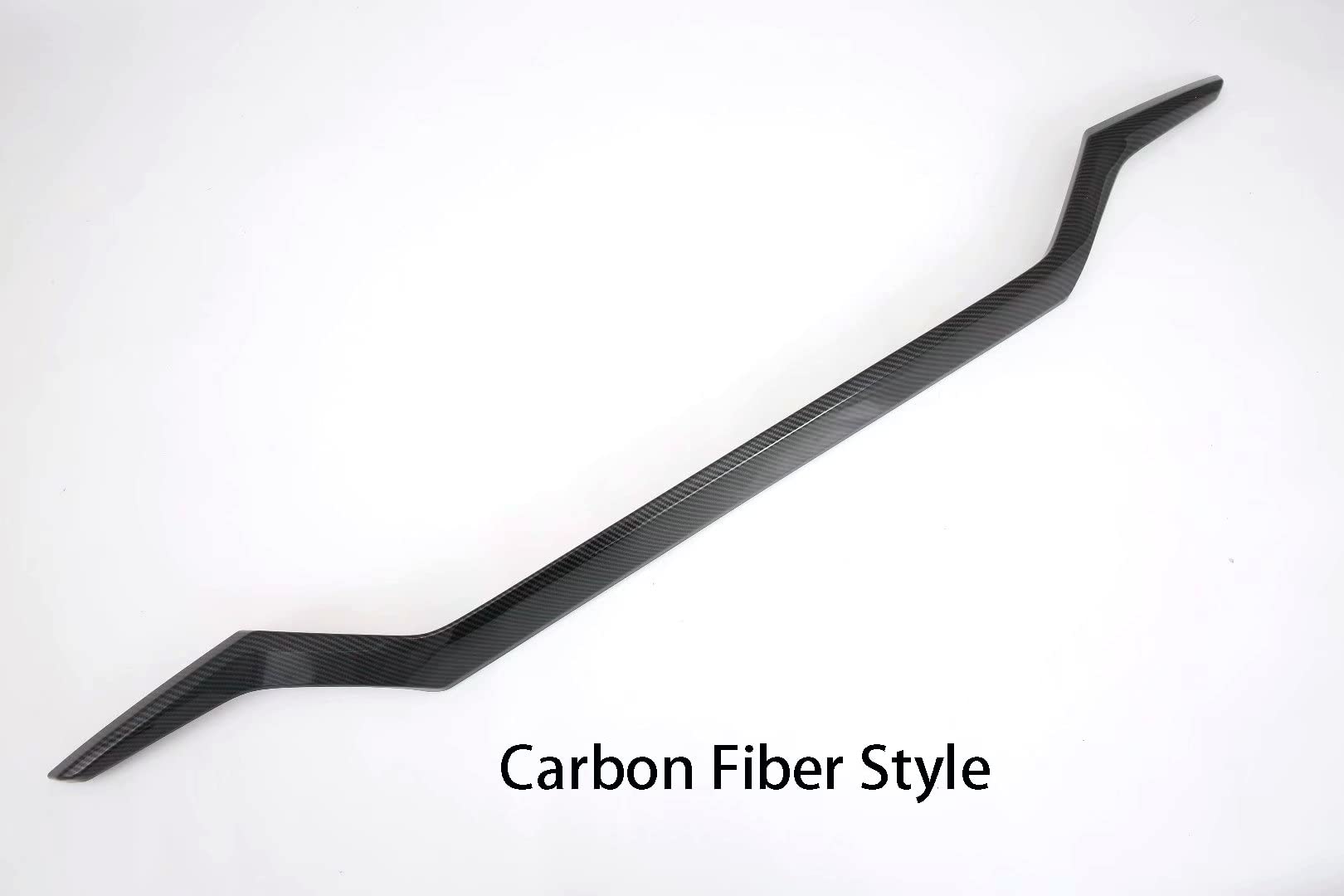 Toyota RAV4 XA50 2019-2022 Rear Trunk Lid Upper Cover Molding Trim - Carbon Fiber Style ABS Car Accessory (1PC) - Perfect for Protecting & Enhancing Your SUV's Cargo Area