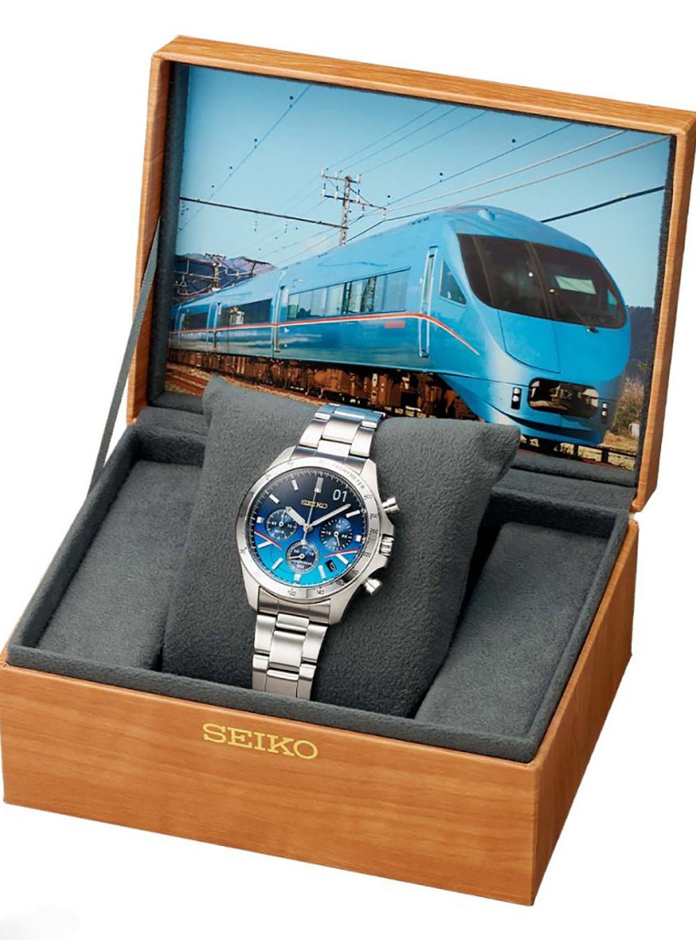 SEIKO ODAKYU SUPER EXPRESS ROMANCECAR MSE Limited Edition Japanese Made Watch - Perfect for Train Enthusiasts & Collectors