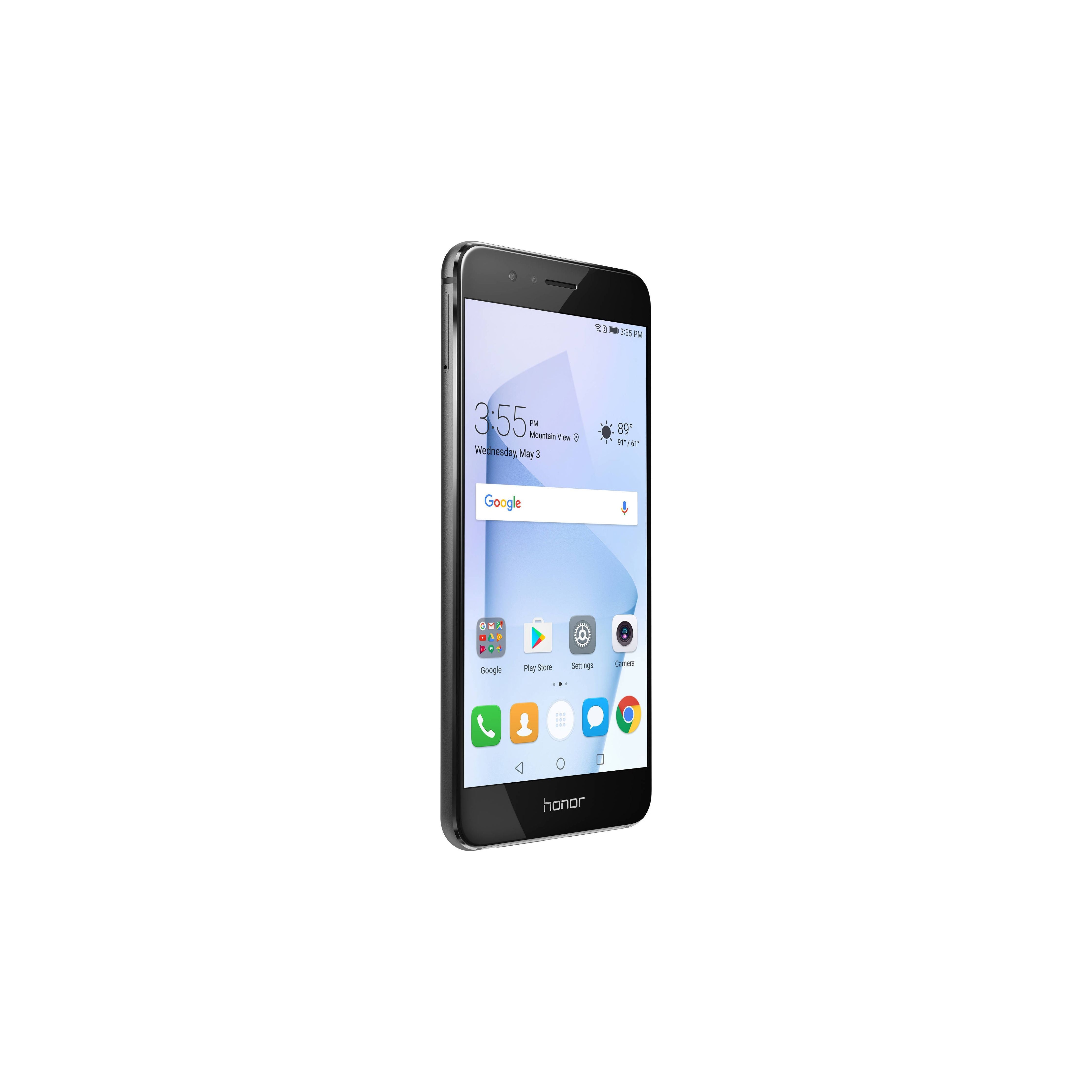 Huawei Honor 8 Unlocked Smartphone - 32GB Dual SIM Midnight Black - Perfect for Travel & Business Use