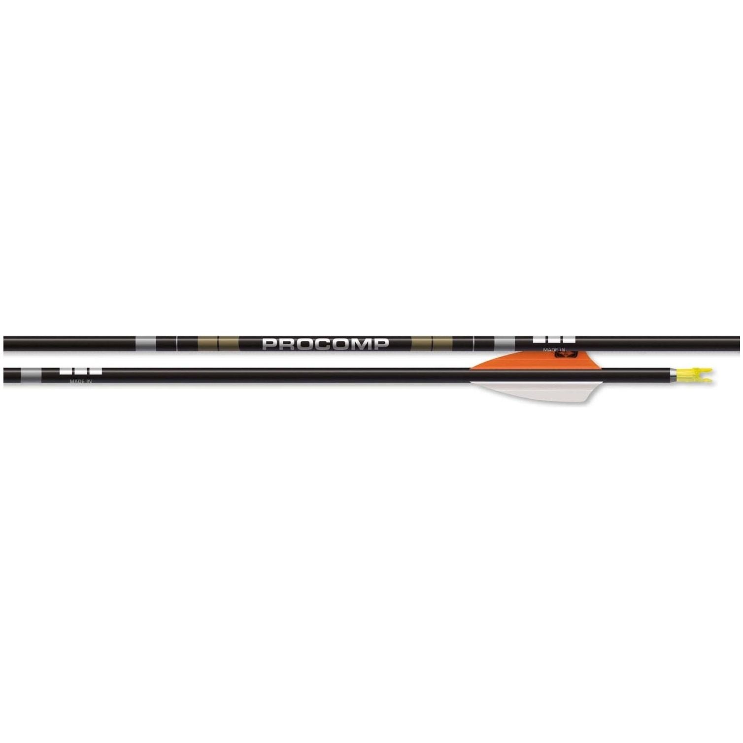Easton ProComp Arrows - High Performance Carbon Hunting & Target Arrows for Bowhunting & Competition - Perfect for Outdoor Sports & Archery Practice