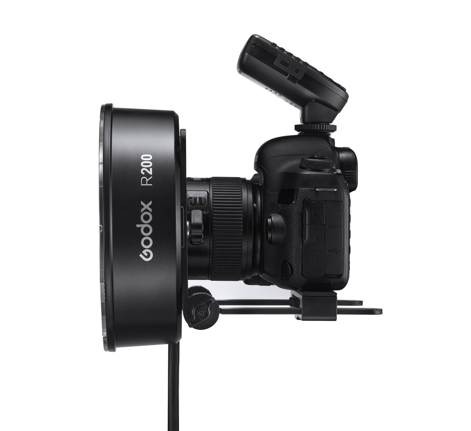 Godox R200 Ring Flash Head for AD200 & AD200Pro - Professional Ring Light for Portrait & Macro Photography - Perfect for Studio, Fashion, and Product Photography