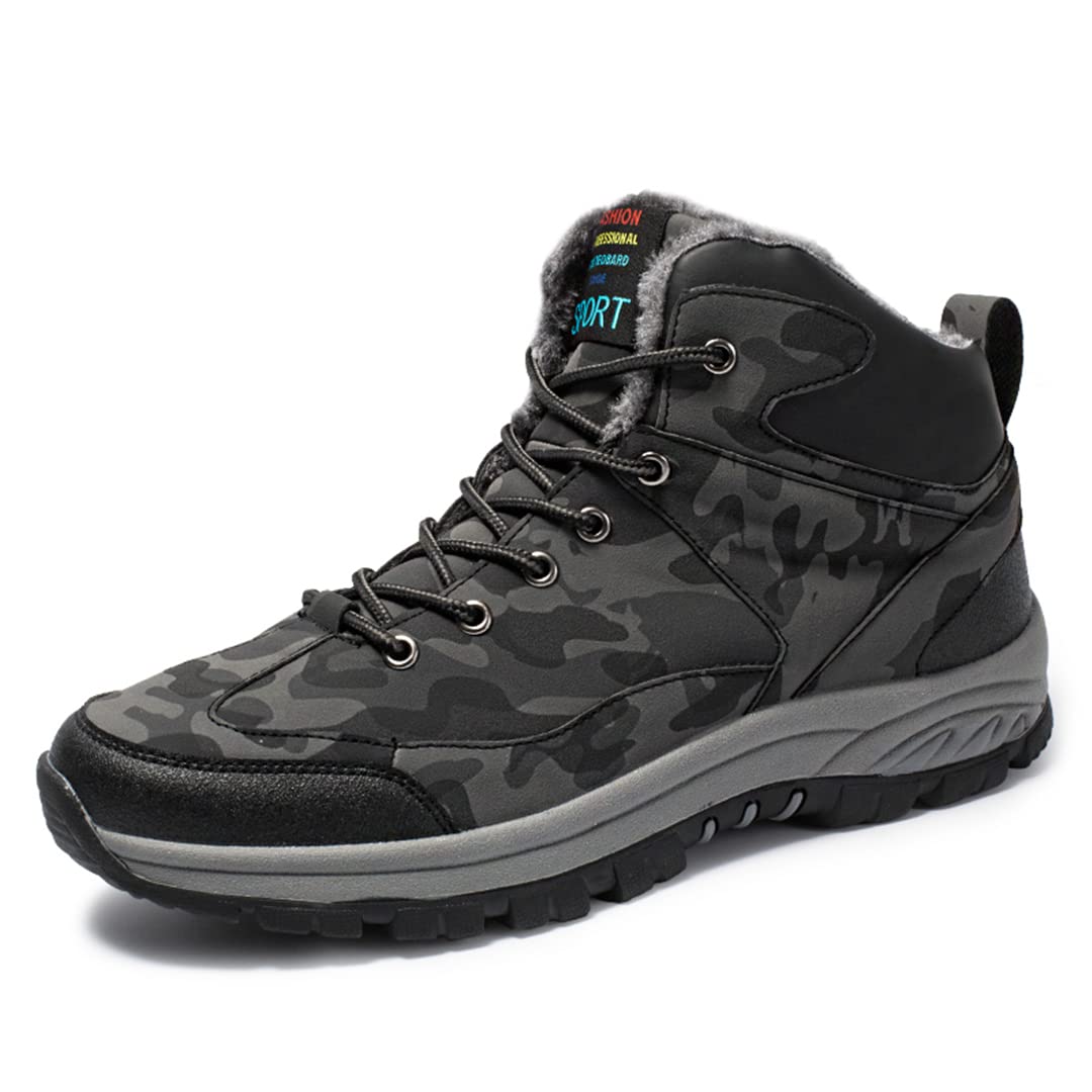 Best Waterproof Hiking Boots for Men - Winter Outdoor Camping, Mountaineering & Hunting Shoes - Durable Traction for Snow, Rain & Rough Terrain - Perfect for Backpacking, Trekking & Wilderness Adventures