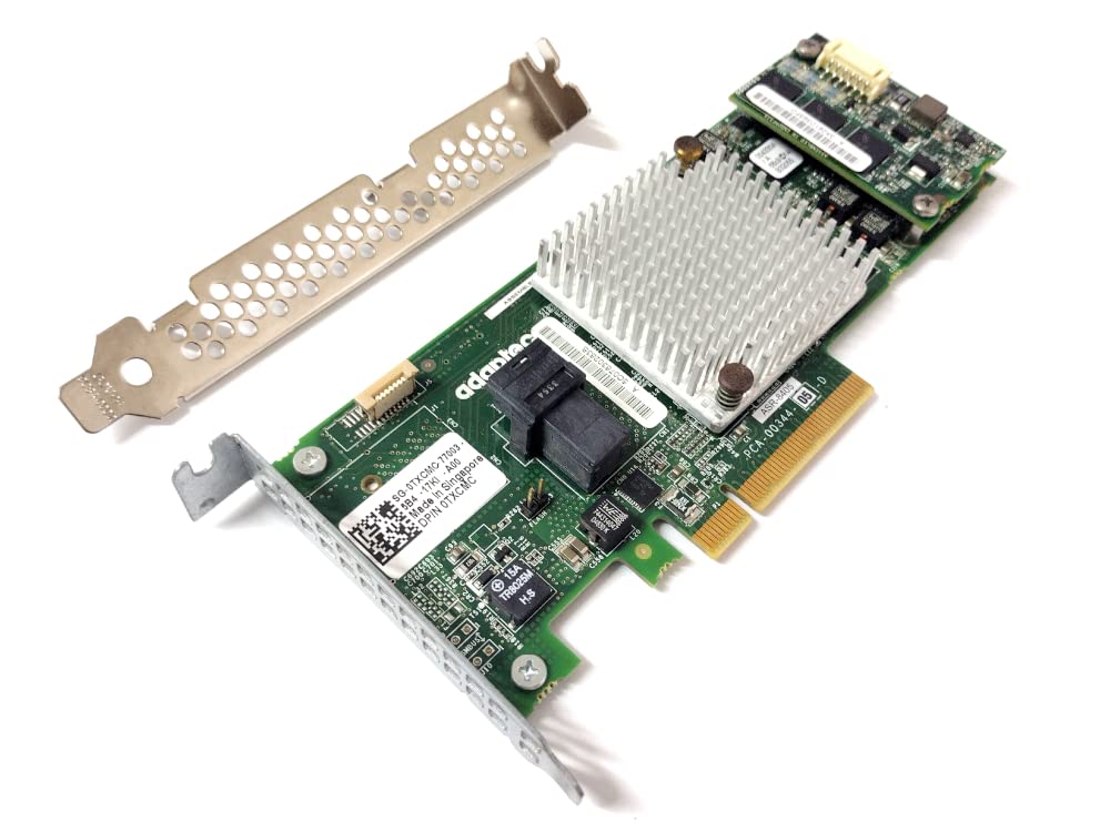Adaptec 2277600-R RAID 8405 12Gb/s PCIe SAS/SATA Controller Card - Low Profile MD2 Adapter for Server & Workstation Storage Expansion (Brown Box) - Ideal for Data Centers, Enterprise Storage & High-Performance Computing