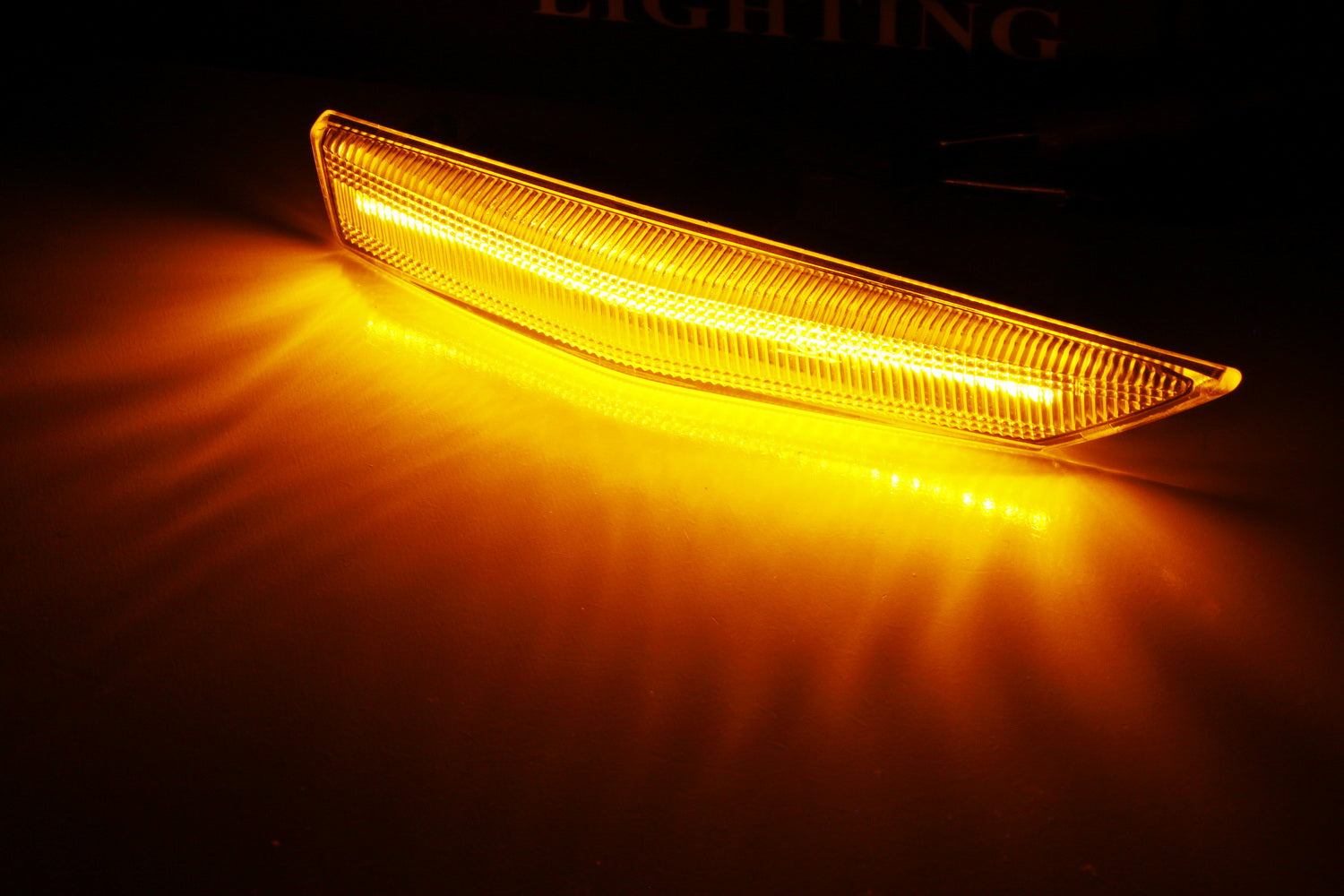 Amber LED Fender Side Marker Lights for 2009-2013 Kia Soul Gen1 - Clear Lens, Waterproof, Easy Installation - Perfect for Night Driving & Car Customization