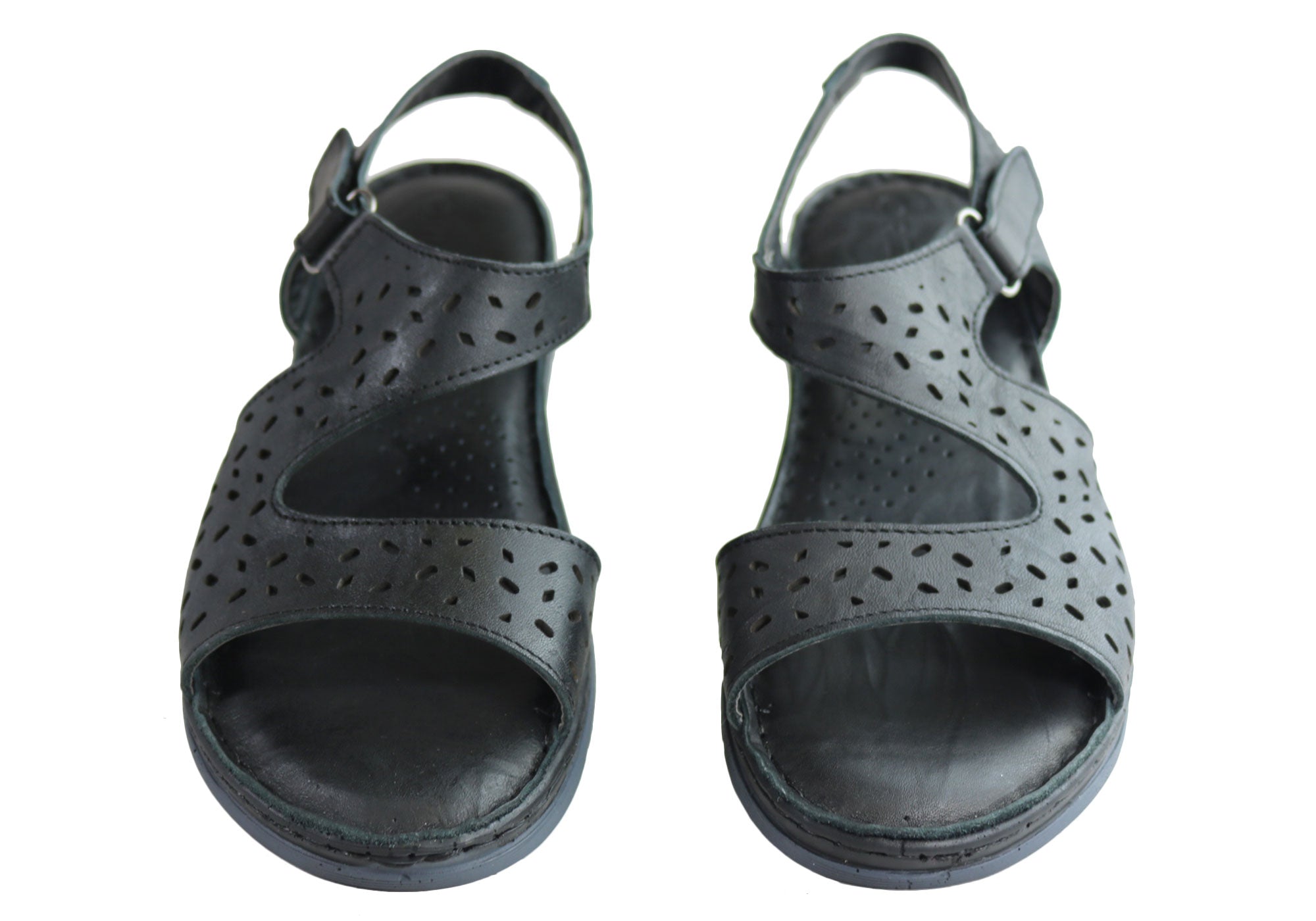 Orizonte Essence Women's European Leather Comfortable Cushioned Sandals - Stylish Summer Walking Shoes for Beach, Vacation & Casual Outings