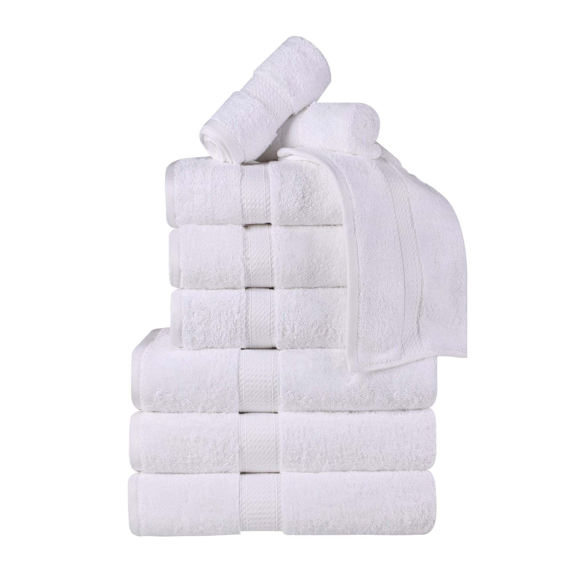 Premium Egyptian Cotton 9-Piece Towel Set - Ultra Soft, Heavyweight & Plush for Bath, Spa & Luxury Home Decor