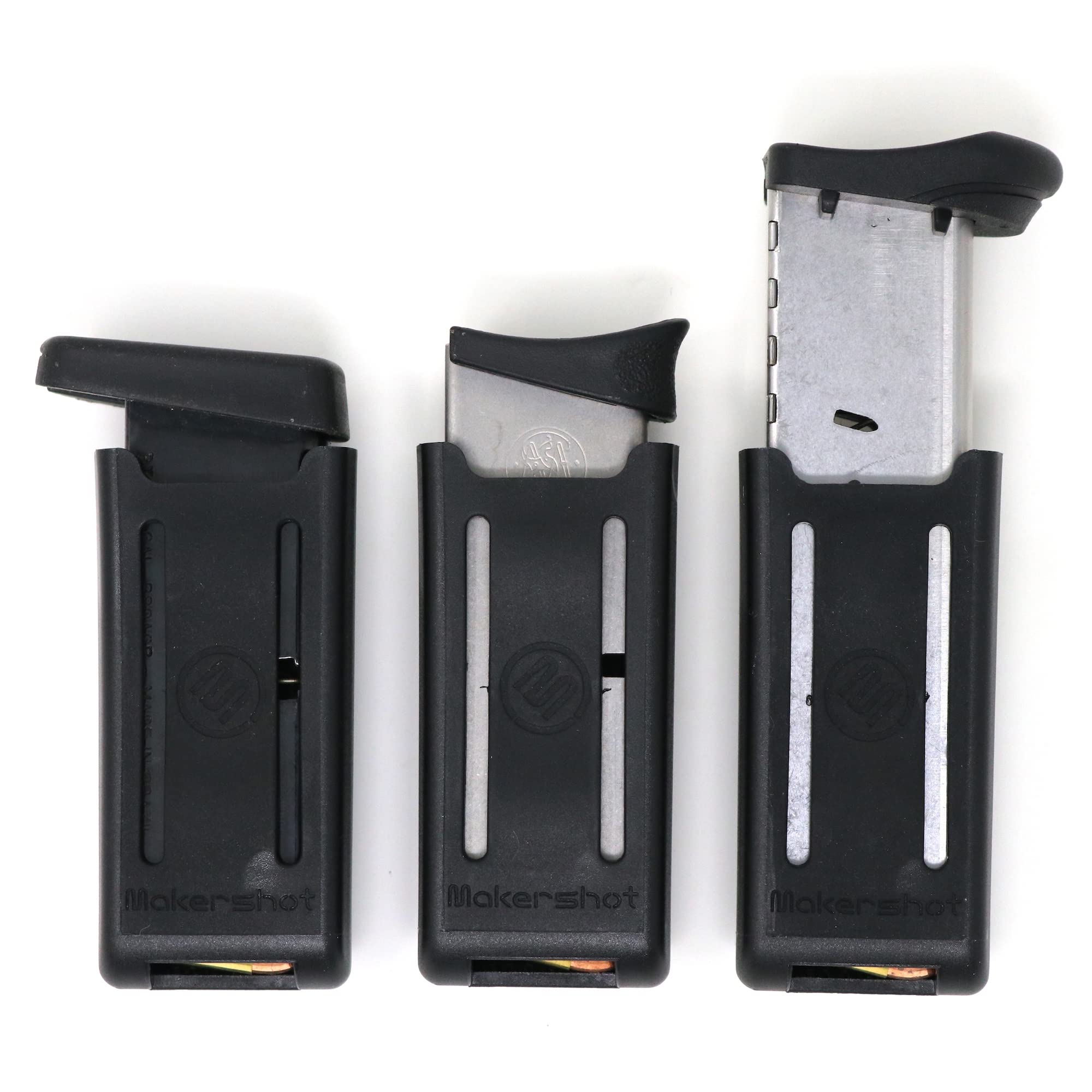 MakerShot Magazine Carrier - Tactical Belt Holster for Pistol & Handgun Ammo Storage | Durable Gun Magazine Holder & Clip Pouch | Perfect for Range Shooting, Hunting & Tactical Training