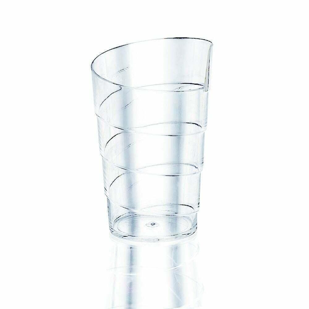 CompreDH 50-Pack Disposable Dessert Cups - 8oz Clear Plastic Bowls for Ice Cream, Pudding, Fruit Salad - Perfect for Parties, Catering & Home Kitchen Use