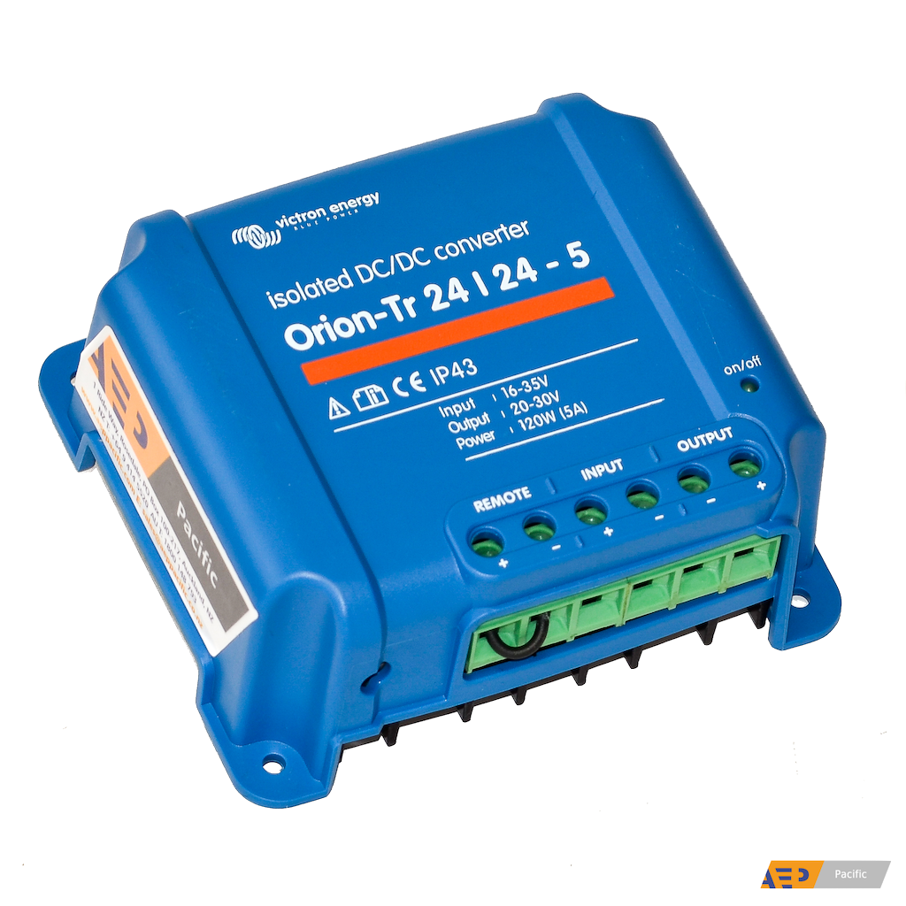 Orion TR Isolated 24V to 24V DC-DC Converter 120W - Power Supply for Industrial Equipment, Telecom Systems & Renewable Energy Applications