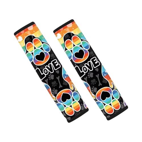 Rainbow Love Paw Print