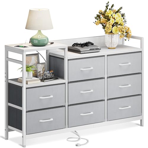 White and Light Grey