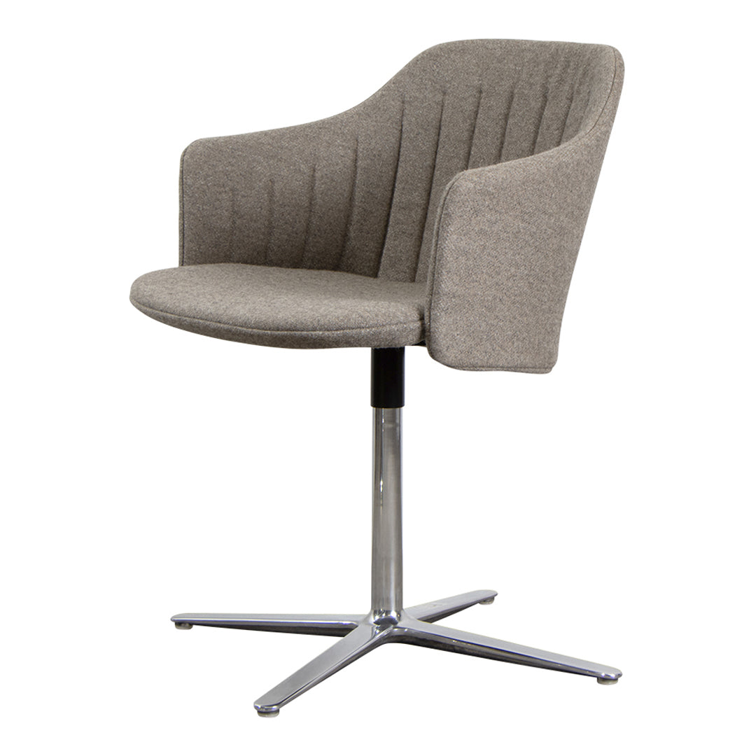 Premium Swivel Chair with Back & Seat Cushion - 360° Rotating Office Chair with Ergonomic Support for Home, Office & Gaming Comfort