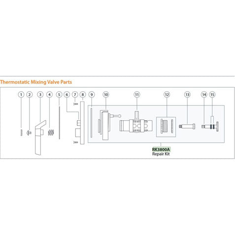 Guardian RK3800A Rebuild Kit - Compatible with G3800LF Engine - Replacement Parts for Heavy Equipment & Industrial Machinery Maintenance