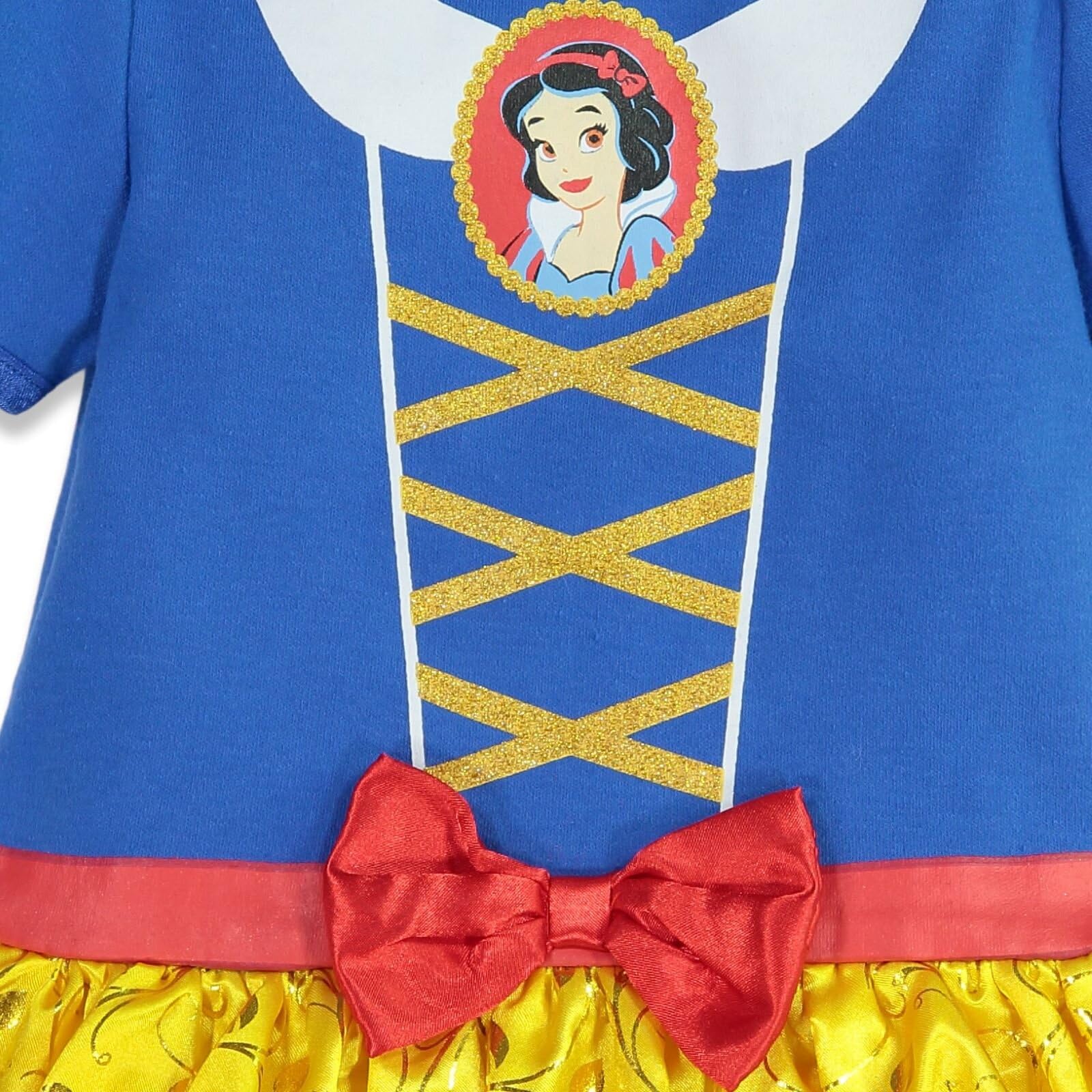 Disney Princess Snow White Baby Girls Costume Dress & Headband Set for 12-18 Months - Perfect for Halloween, Birthday Parties & Dress-Up Play