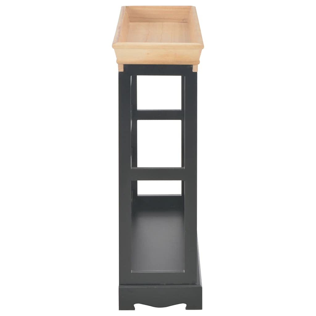Modern Freestanding Floor Wine Rack - Large Capacity 36 Bottle Storage, Black MDF Wine Cabinet 27.6