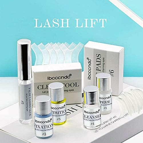 Ubersweet® Professional Lash Lift Kit - 7 Sets/Lot, Eyelash Perming Kit with Safe Formulas for Salon & Home Use | Perfect for DIY Eyelash Curling & Volume Boosting
