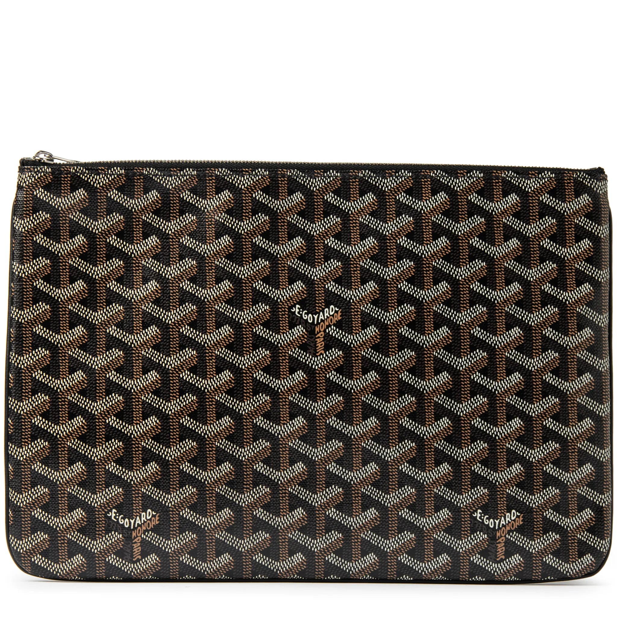 Goyard Senat Pouch MM Black Crossbody Bag for Women - Luxury Leather Handbag for Travel, Work & Everyday Use