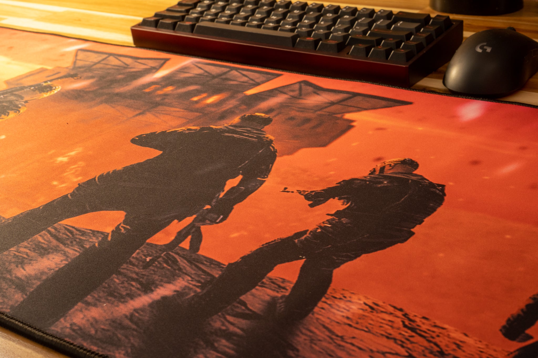 Limited Edition SPiiCY Burning Base Content Creator Collaboration XL Mousepad - Large Gaming & Office Desk Mat for Streamers, Gamers & Professionals