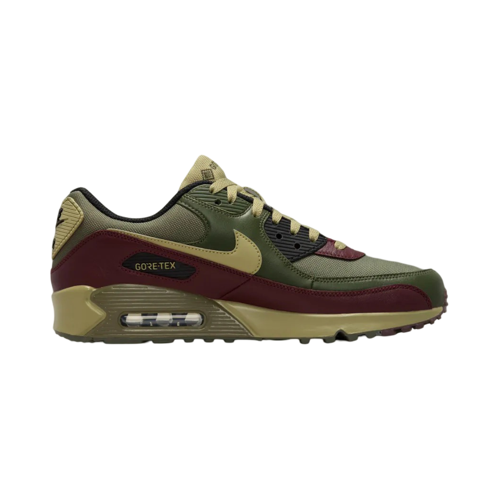 Nike Air Max 90 Gore-Tex Sneakers - Waterproof Running Shoes for Men in Medium Olive Neutral - Perfect for Outdoor Activities & Urban Commuting