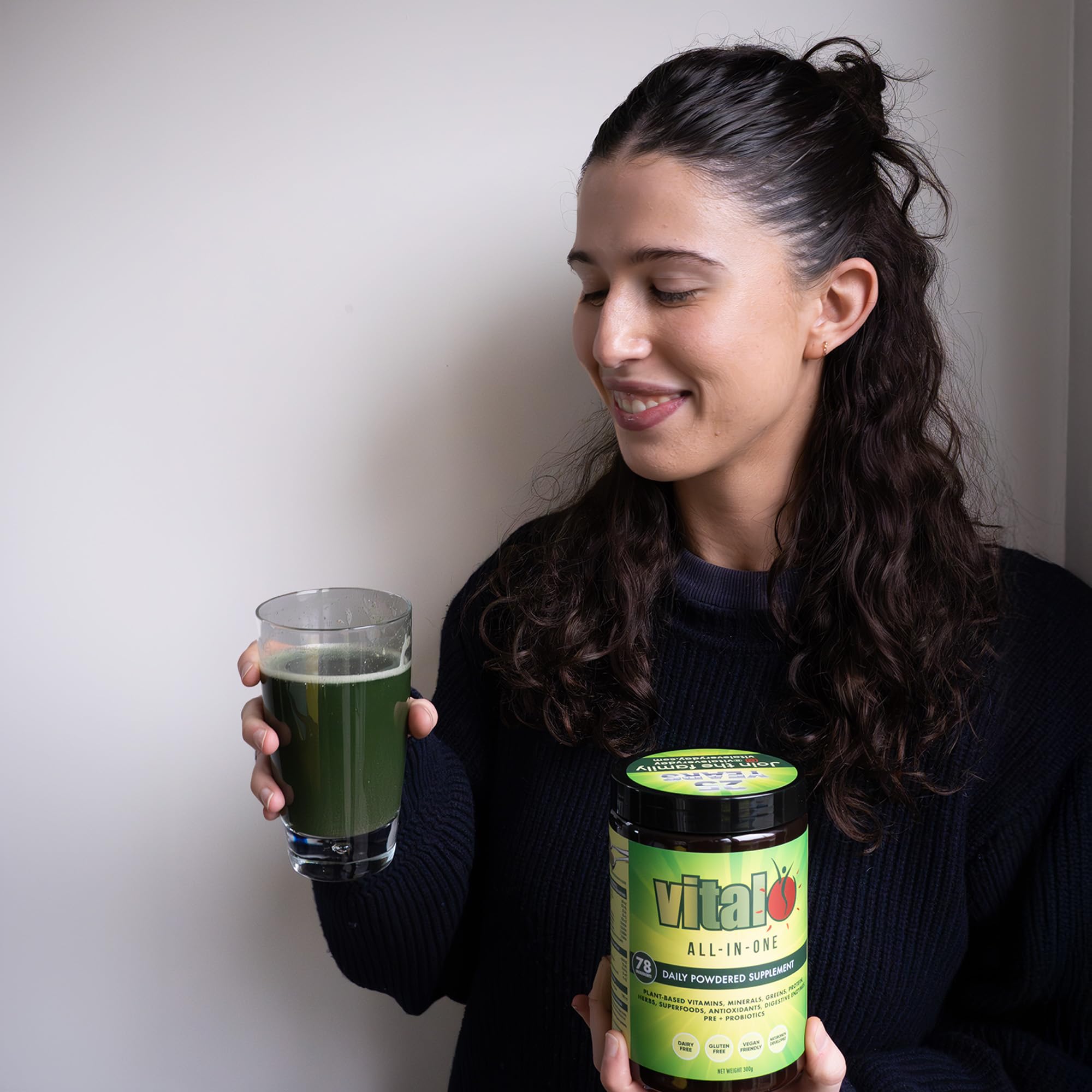Vital Greens Superfood Powder - 10g | Organic Greens Supplement for Energy & Detox | Perfect for Smoothies, Juices & Daily Wellness Boost