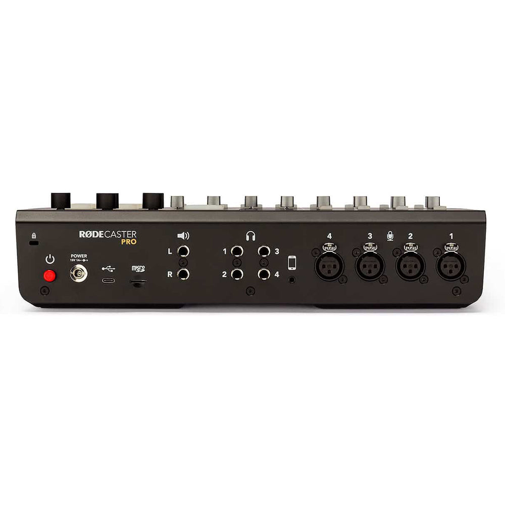 Rodecaster Pro Podcast Production Studio - Professional Audio Mixer for Streaming, Recording & Broadcasting | Perfect for Podcasters, YouTubers & Content Creators