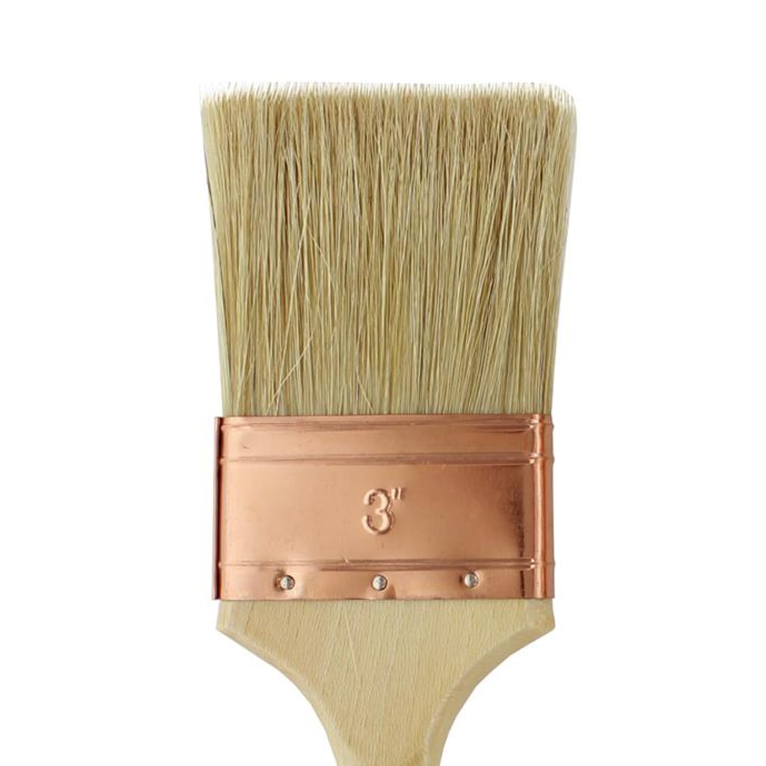 PRO ART Wide Wash Paintbrush - 3 Inch Natural Bristle Brush for Acrylic, Oil & Watercolor Painting - Perfect for Canvas, Walls & DIY Art Projects