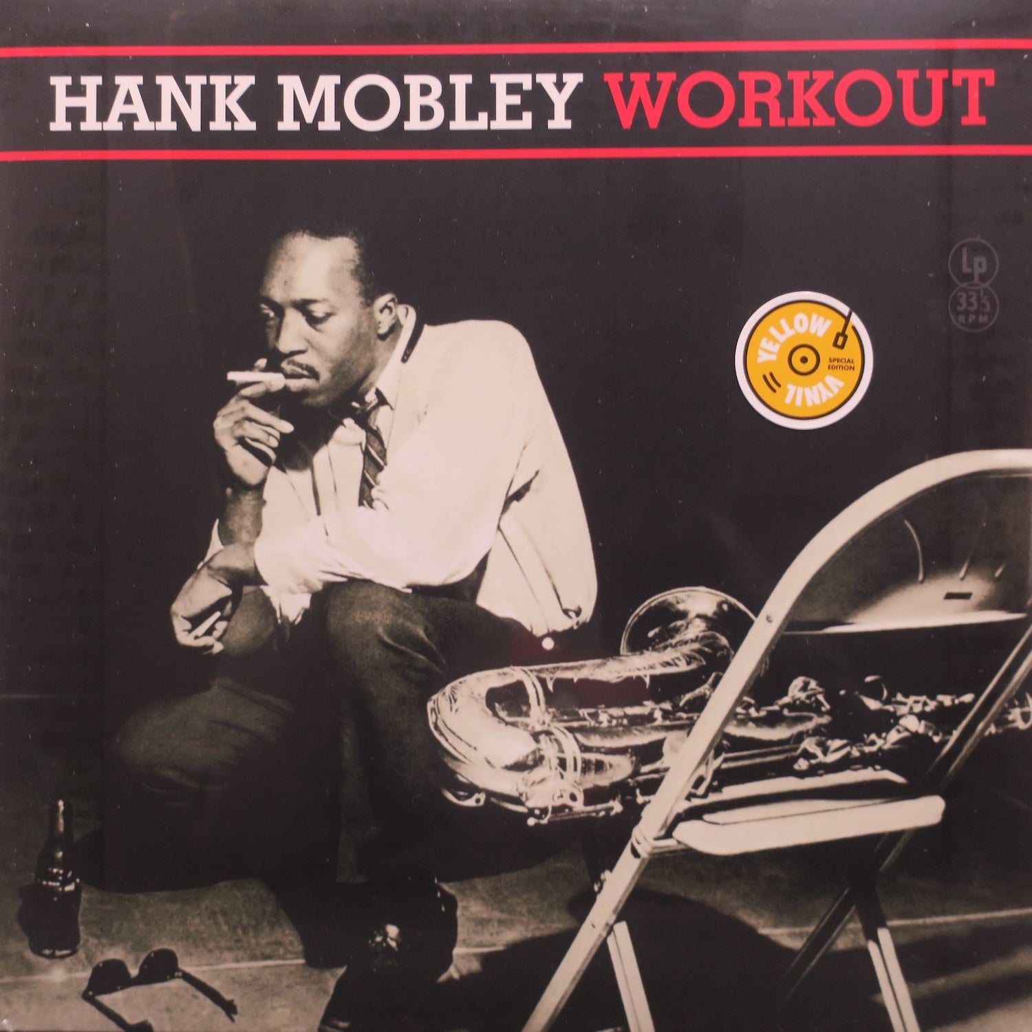 Hank Mobley 'Workout' Yellow Vinyl LP Record - Classic Jazz Album for Audiophiles & Collectors - Perfect for Home Listening, Music Enthusiasts & Vinyl Collections