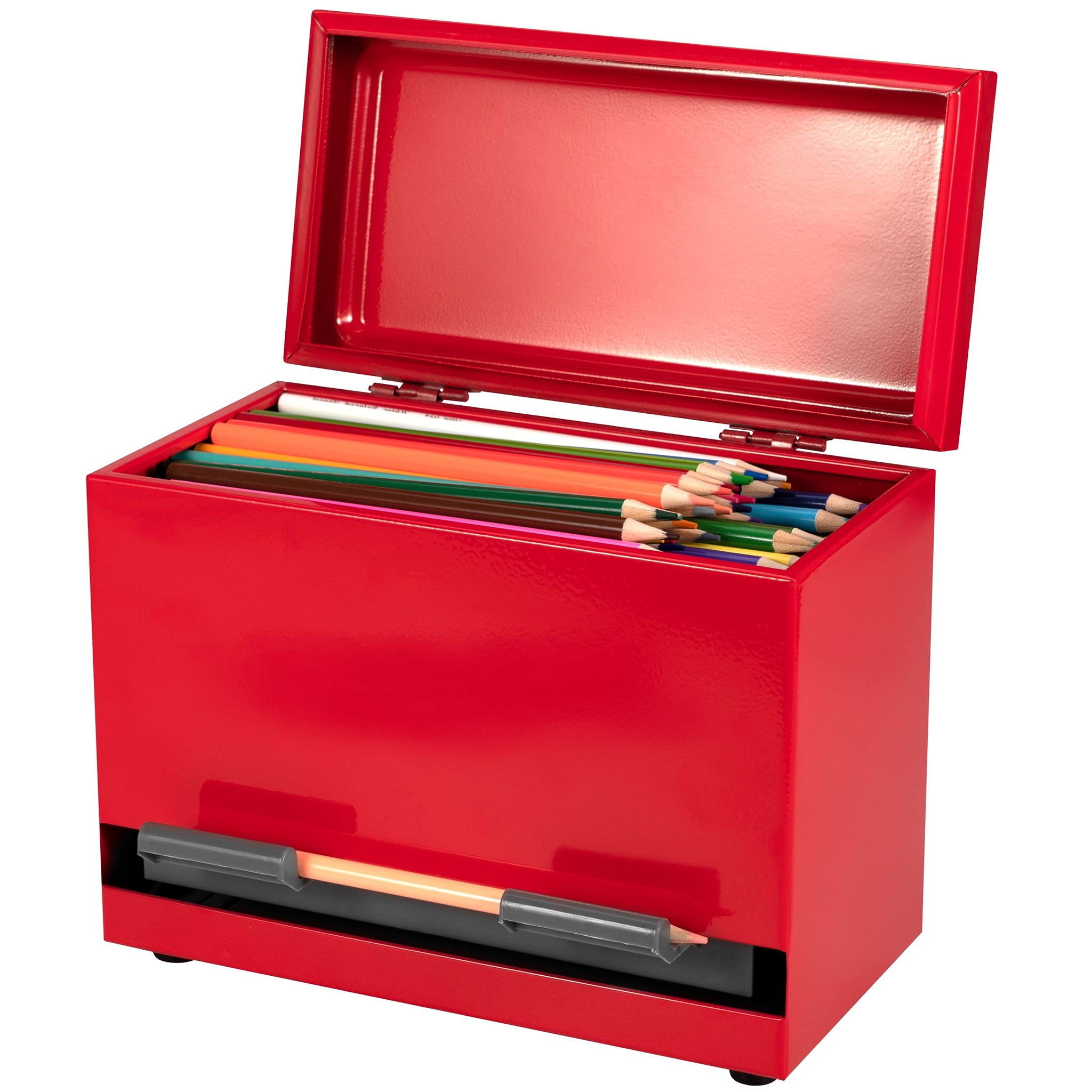 Stainless Steel Pencil Dispenser for Classroom - Teacher Supplies for School Organization & Storage