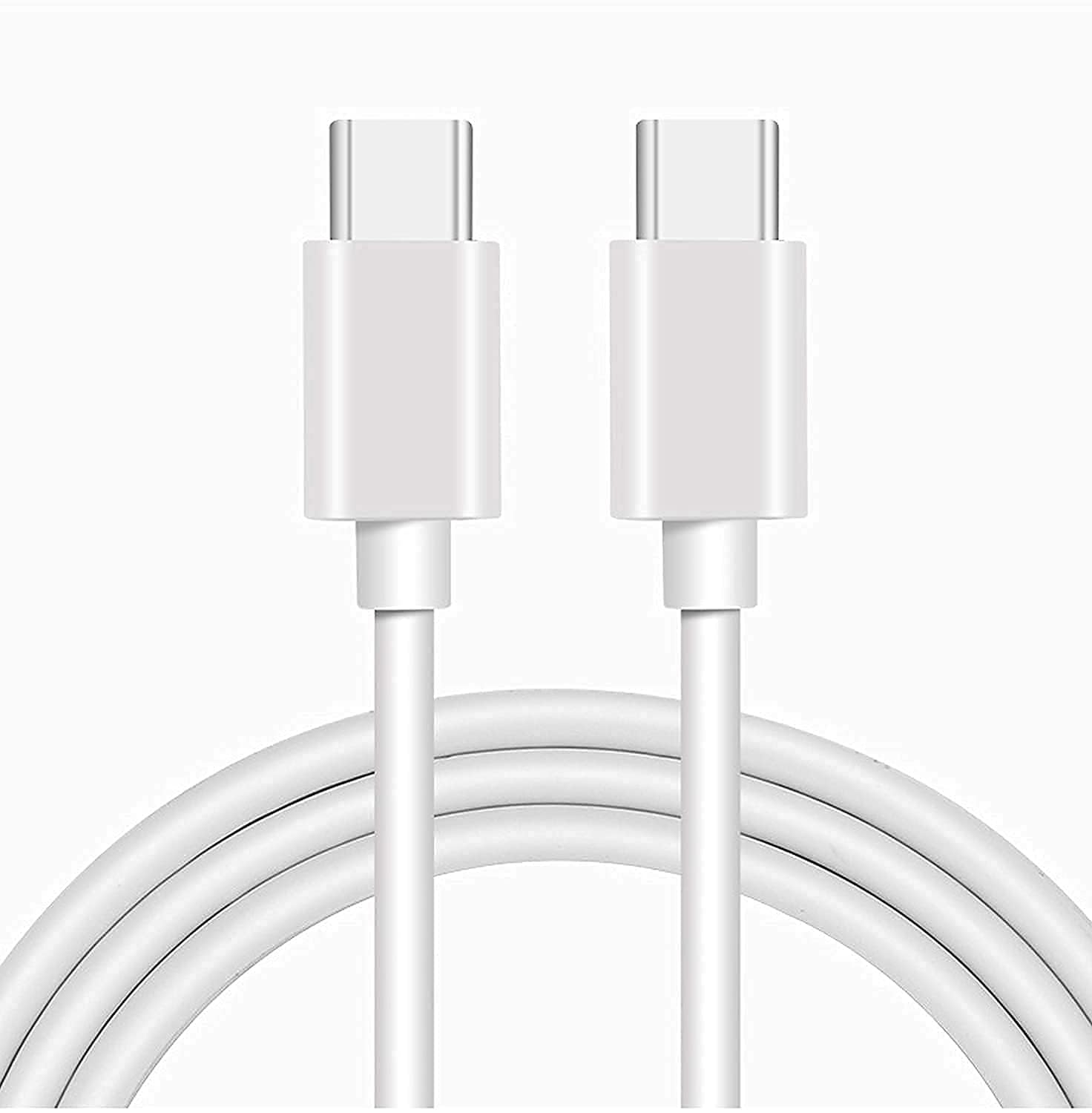 Original-Like USB Type C to Type C Cable for Samsung Galaxy M51/M51 | 65W PD Fast Charging Cable | 6A Rapid Dash Charger | 3.2ft Data Sync Cord | Perfect for Travel, Office & Home Charging (White)