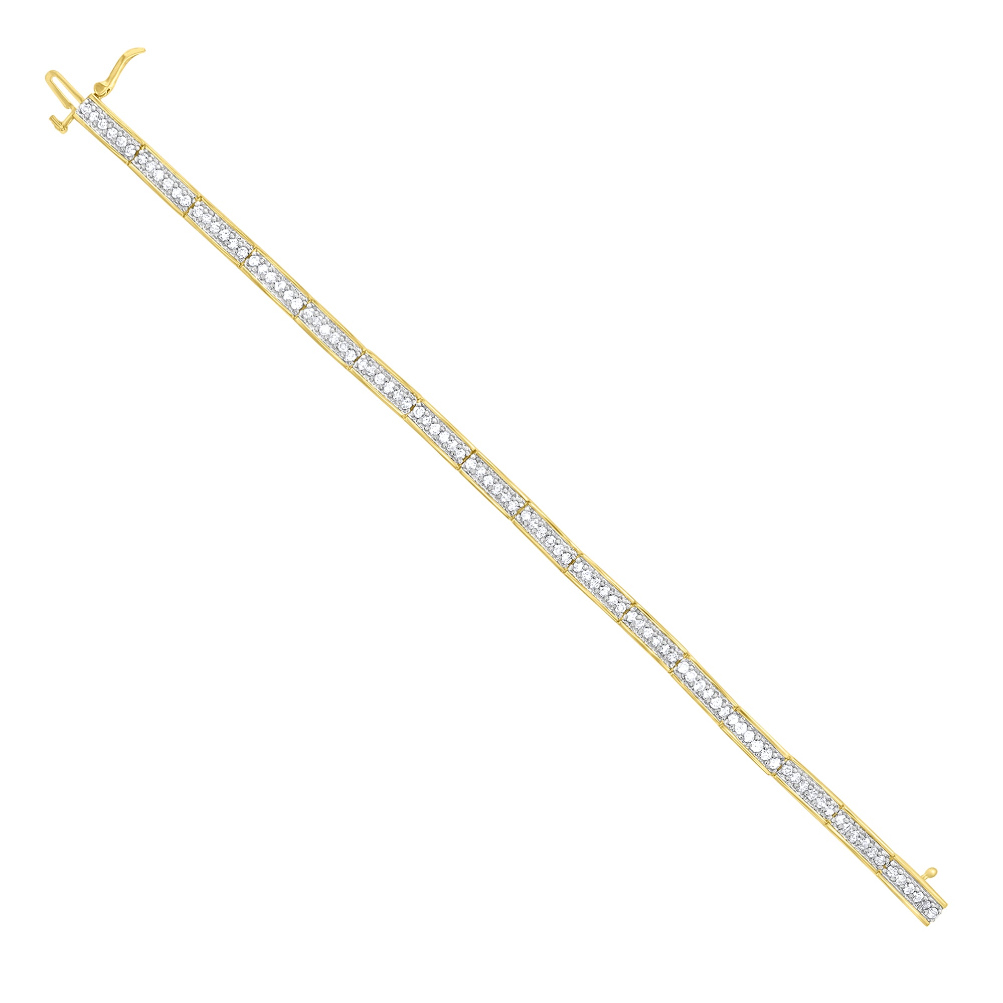 2 Carat Pave Diamond Tennis Bracelet in 14k White/Yellow/Rose Gold - Elegant Jewelry for Women, Perfect Gift for Anniversary, Wedding & Special Occasions