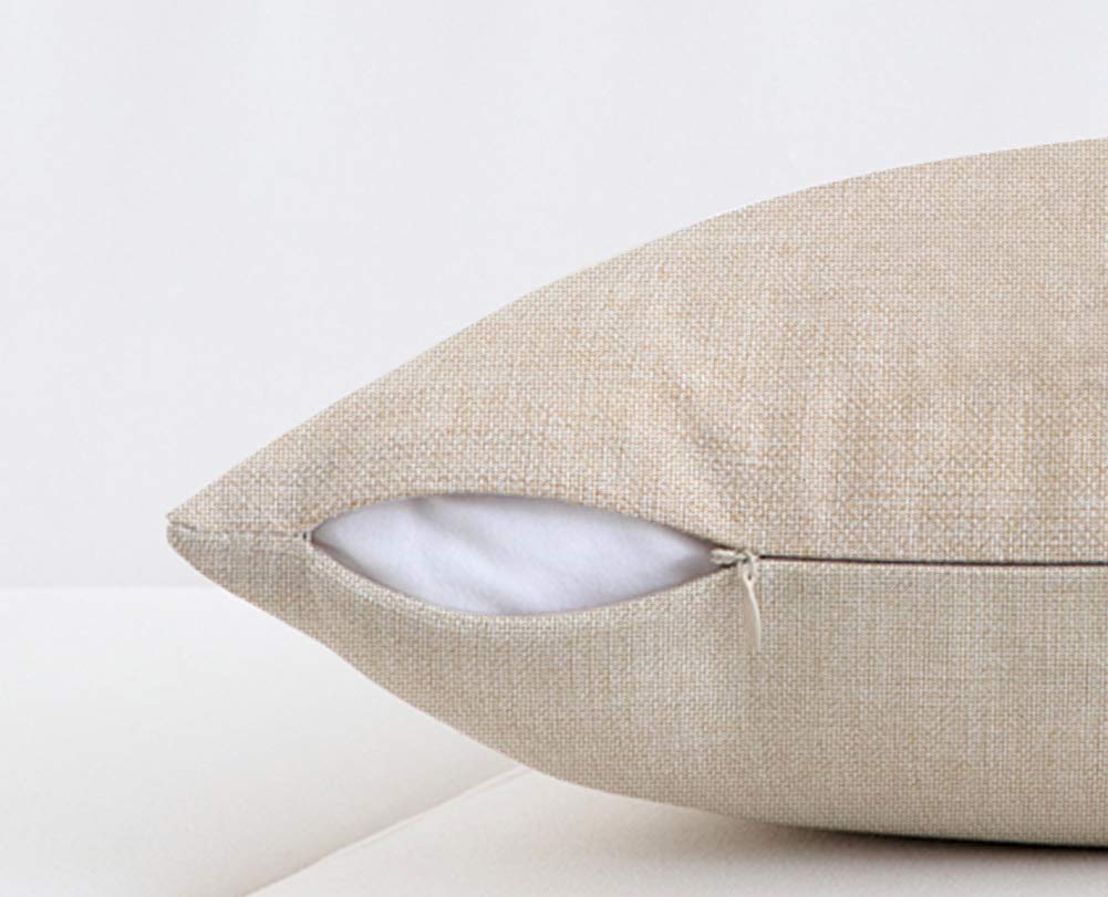 SSOIU Farmhouse Decorative Throw Pillow Covers 18x18 Inches - Soft Square Cushion Covers for Sofa, Bed & Home Decor - Perfect for Living Room, Nursery & Cozy Naps