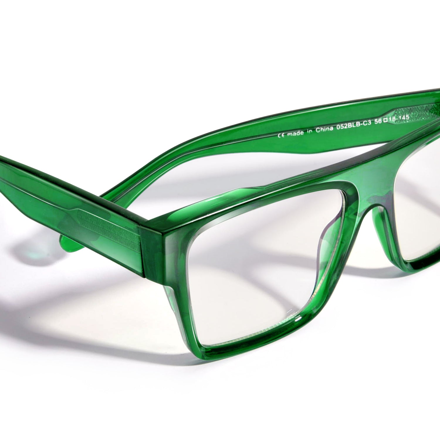 Blue Light Blocking Glasses - Alba Square Anti Eye Strain Computer Glasses for Screen Time & Gaming - Reduce Digital Eye Fatigue for Work & Online Classes
