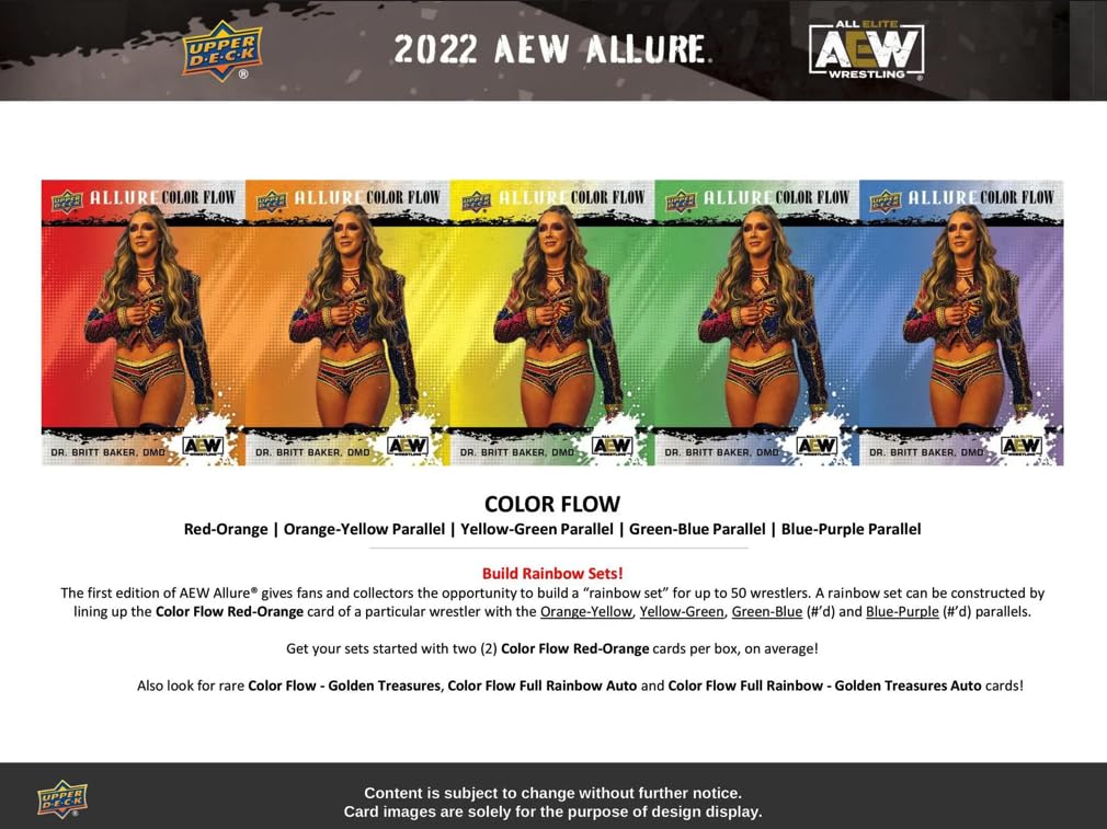 2022 AEW All Elite Wrestling Allure Hobby Box - 8 Packs (64 Trading Cards) | Collectible Memorabilia for Wrestling Fans & Card Collectors | Perfect for Gifts, Display, and Investment