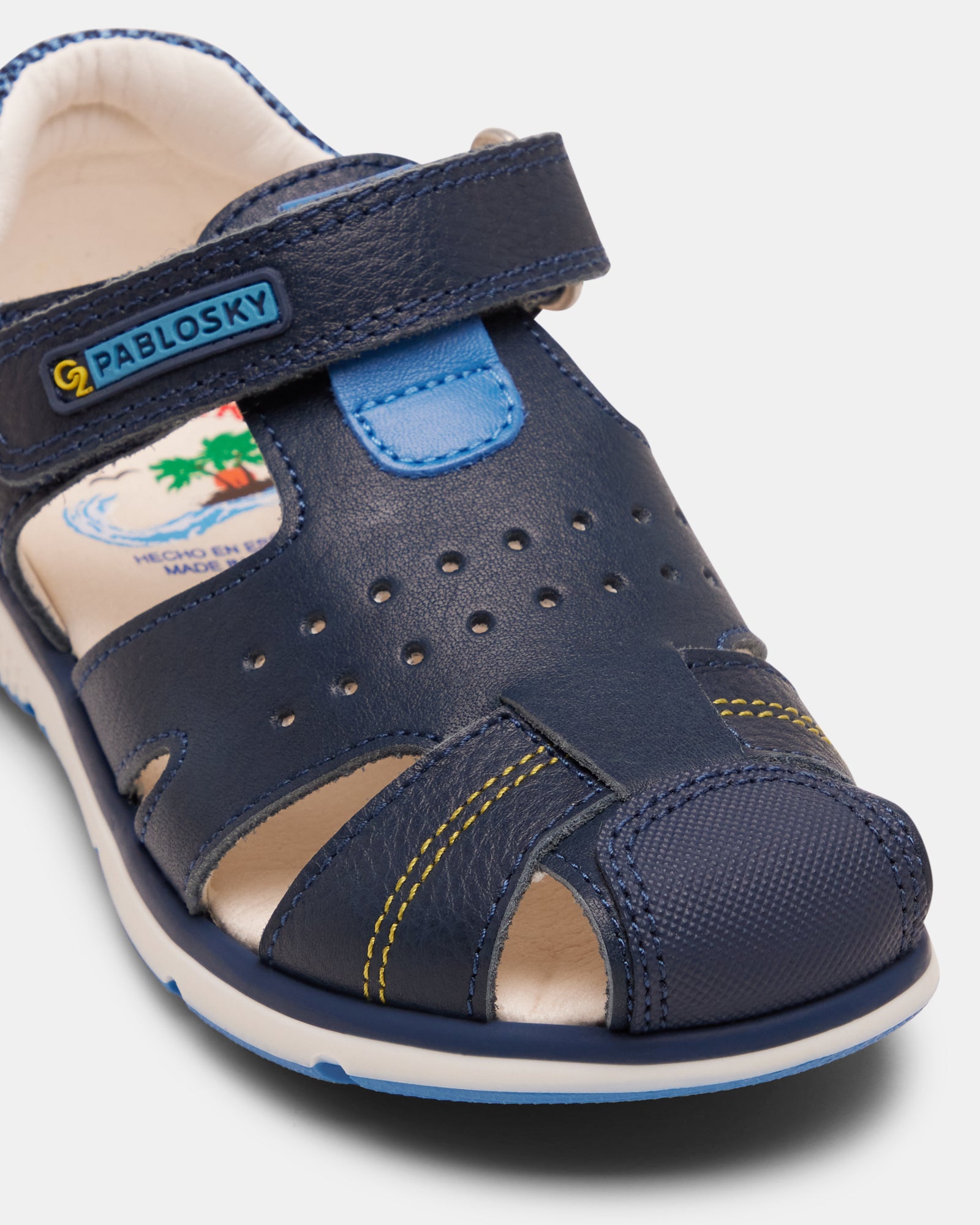 Jabato Youth Sandals for Boys and Girls - Comfortable Navy Blue Kids Sandals for Outdoor Play, Beach, and Summer Activities