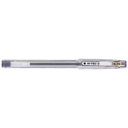 HI-TEC C Gel Ink Pen - Smooth Writing 0.3mm Fine Point Rollerball Pen - Black Ink Refillable - Perfect for Journaling, Note Taking & Office Use