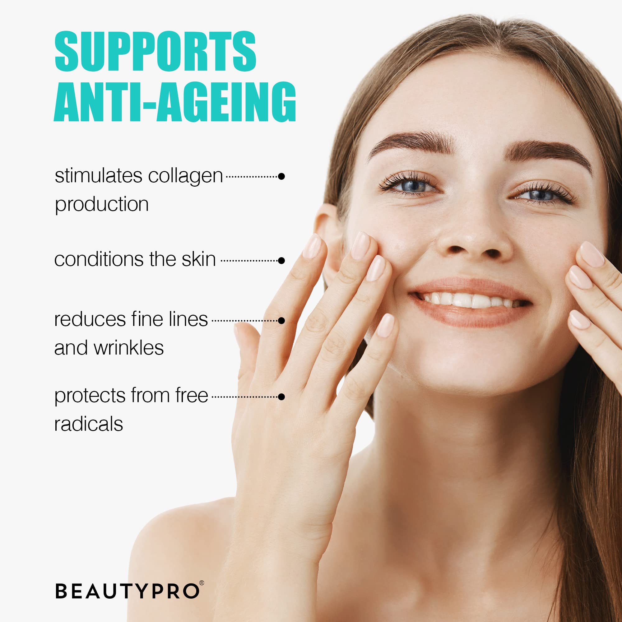 BEAUTYPRO Retinol Face Serum - Overnight Anti-Aging Moisturizer with Antioxidants | Reduces Wrinkles, Firms Skin & Diminishes Blemishes | Vegan, Natural Skincare for Sensitive Skin | 30ml | Perfect for Nighttime Routine & Daily Anti-Aging Care
