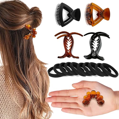 Black, Shell - 4 + 10 Ring (SWR)