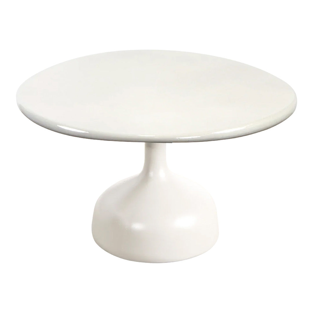 Modern Round Coffee Table with Tempered Glass Top - Large Size for Living Room, Lounge & Office Decor